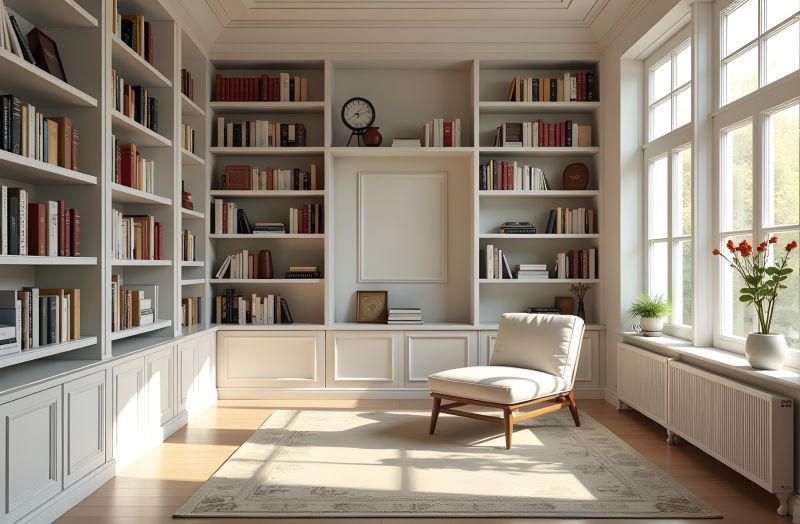 Built In Bookshelves Installation in Annapolis, MD