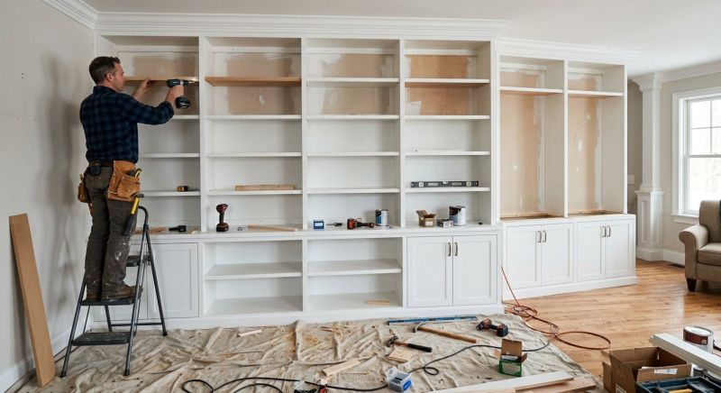 Built In Furniture Construction in Winston Salem, NC