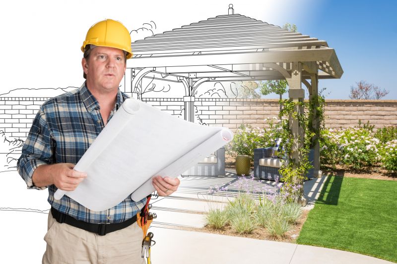 Curved Pergola Installation in Conroe, TX