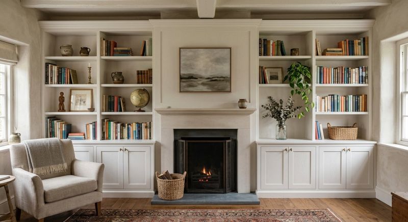 Fireplace Shelves Installation in Raleigh, NC
